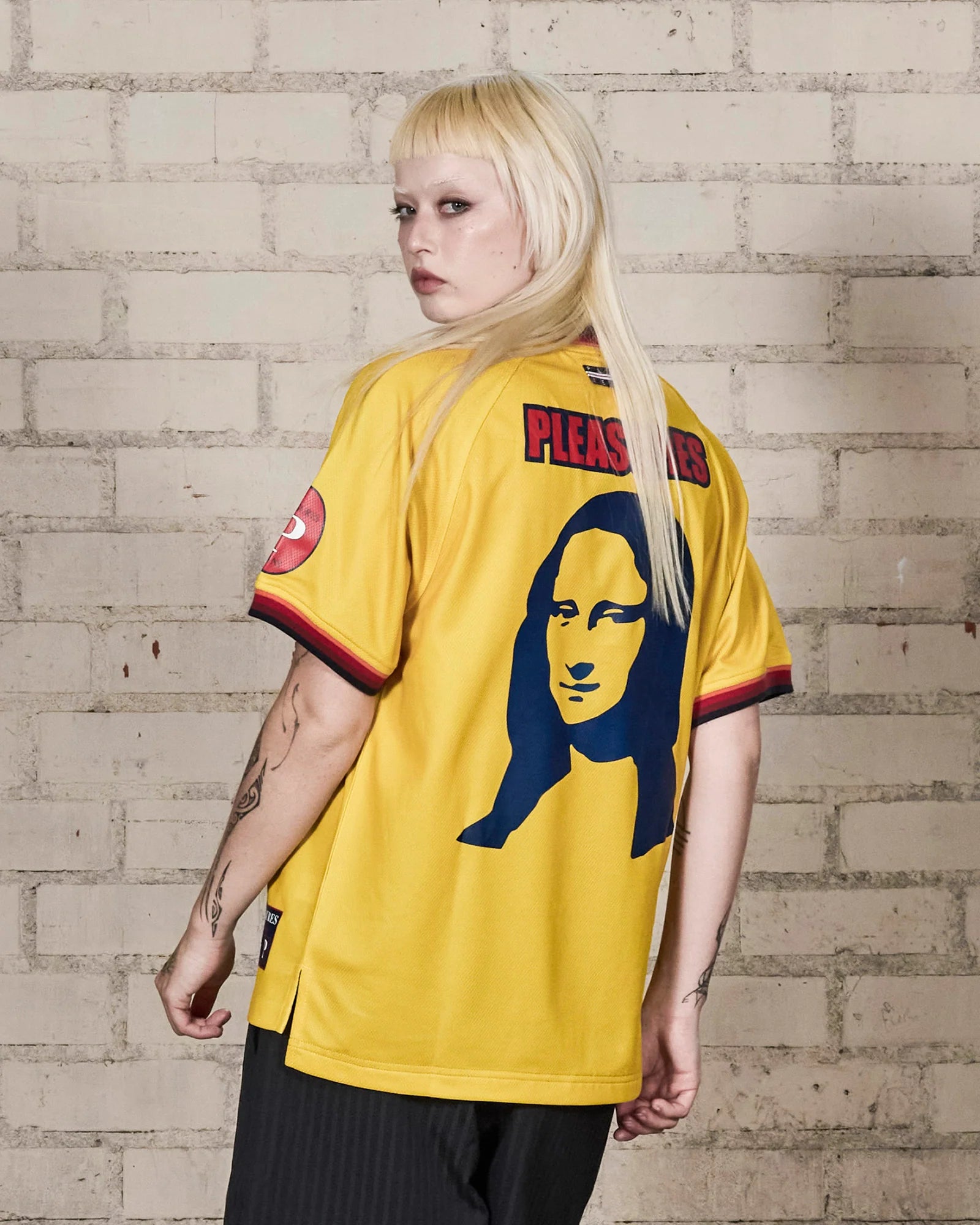 Pleasures Mona Sport Shirt Yellow
