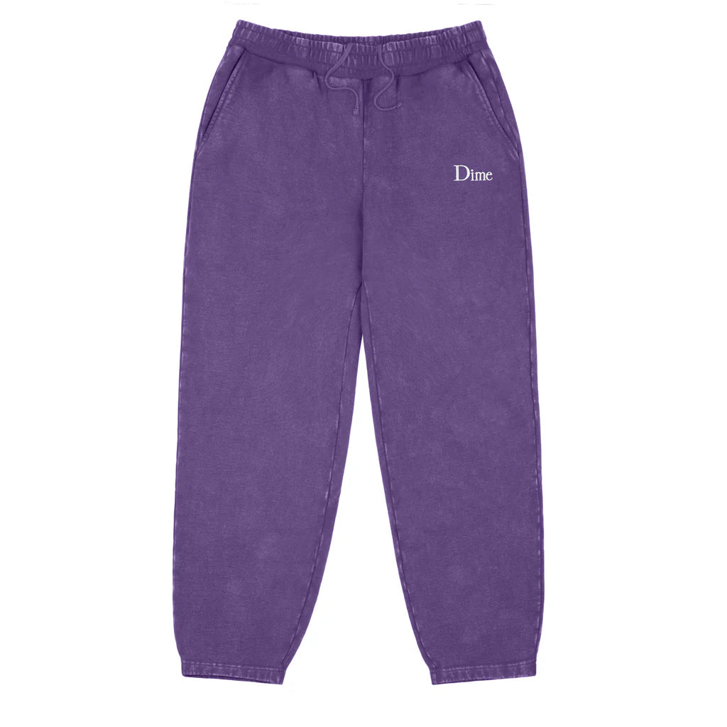 Dime MTL | French Terry Sweatpants Faded Iris - front