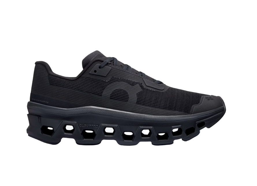 On Women's Cloudmonster Void Shoes - Black now available at Gallery Streetwear Canada, Kelowna's best shoe store.