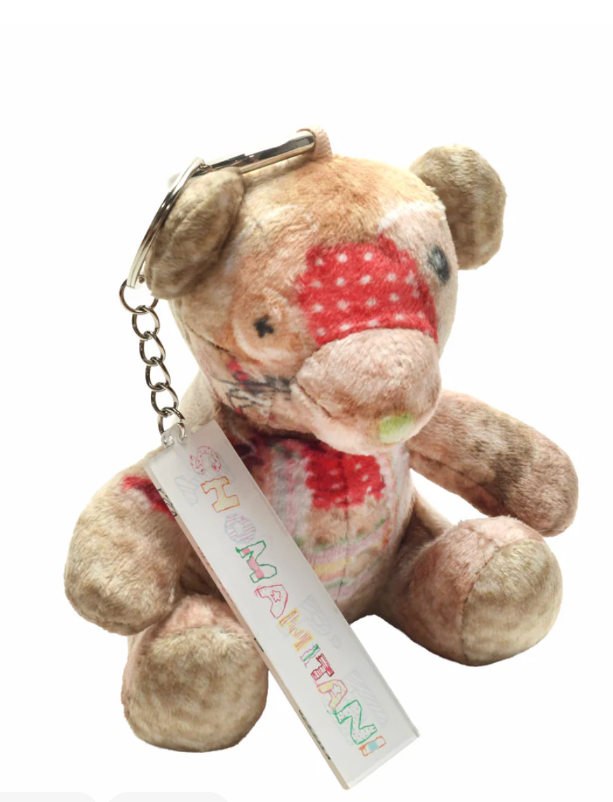 b.Eautiful SHOMAMITANI Teddy Bear Keychain