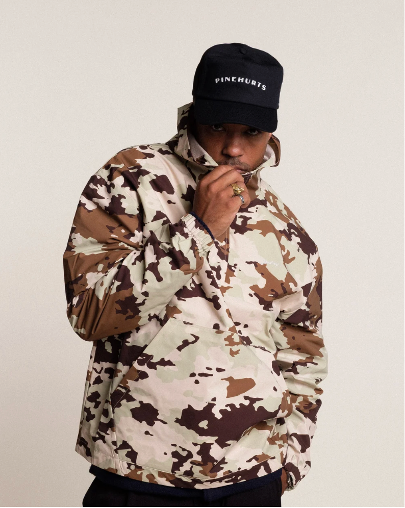 Students Golf Canyonlands Anorak Jacket – Camo