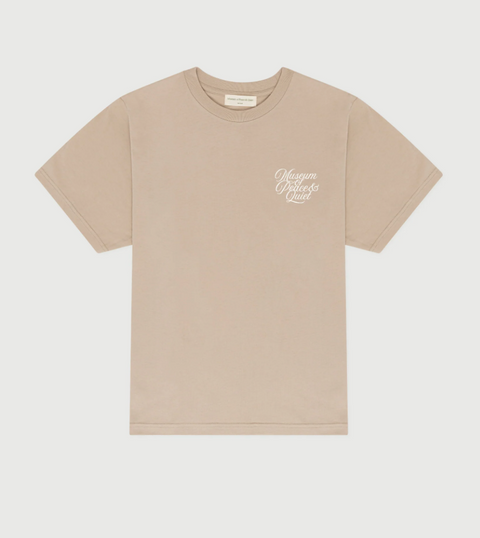 MOPQ Scribe Tee - Taupe - Gallery Streetwear