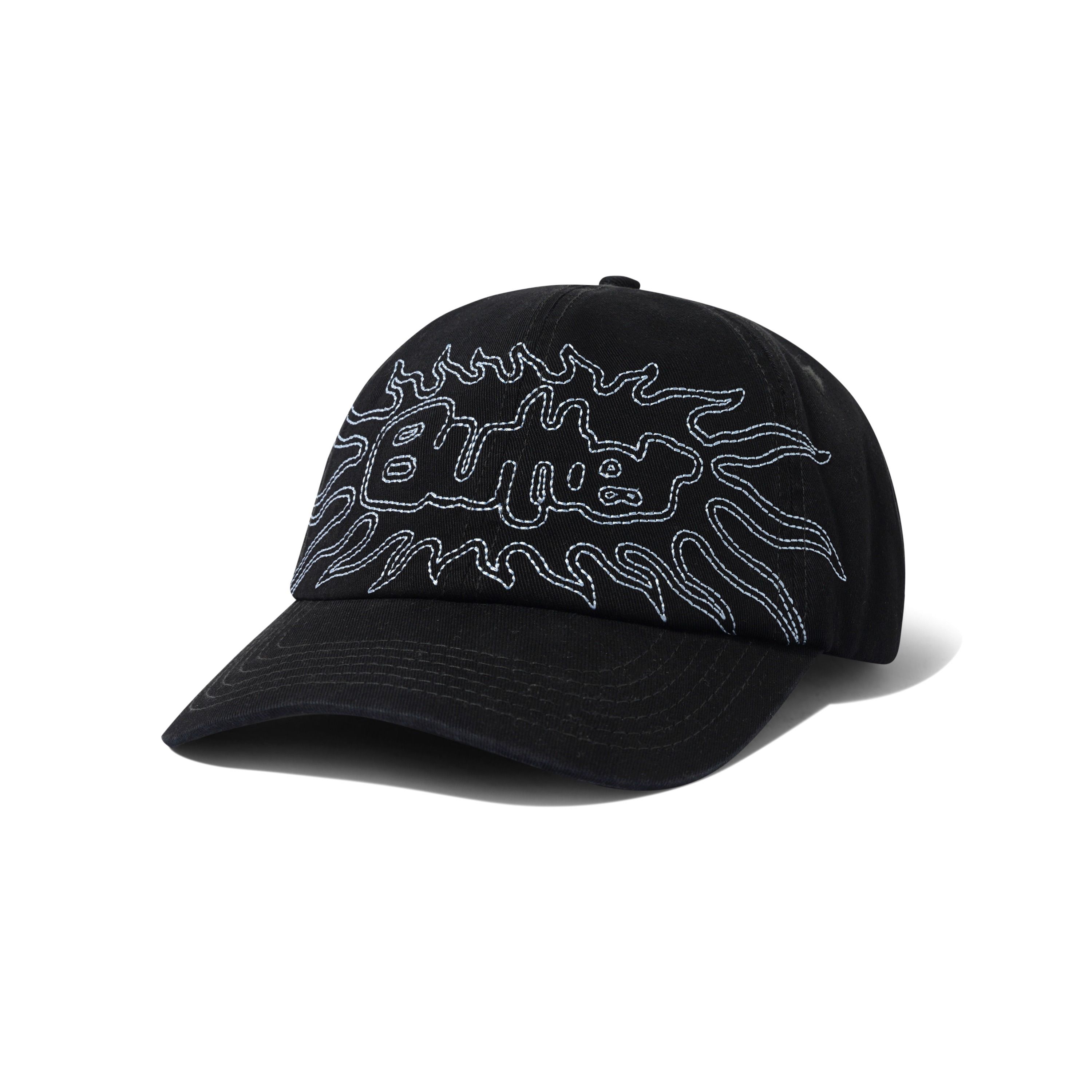 Butter Goods Solar 6 Panel Cap – Washed Black