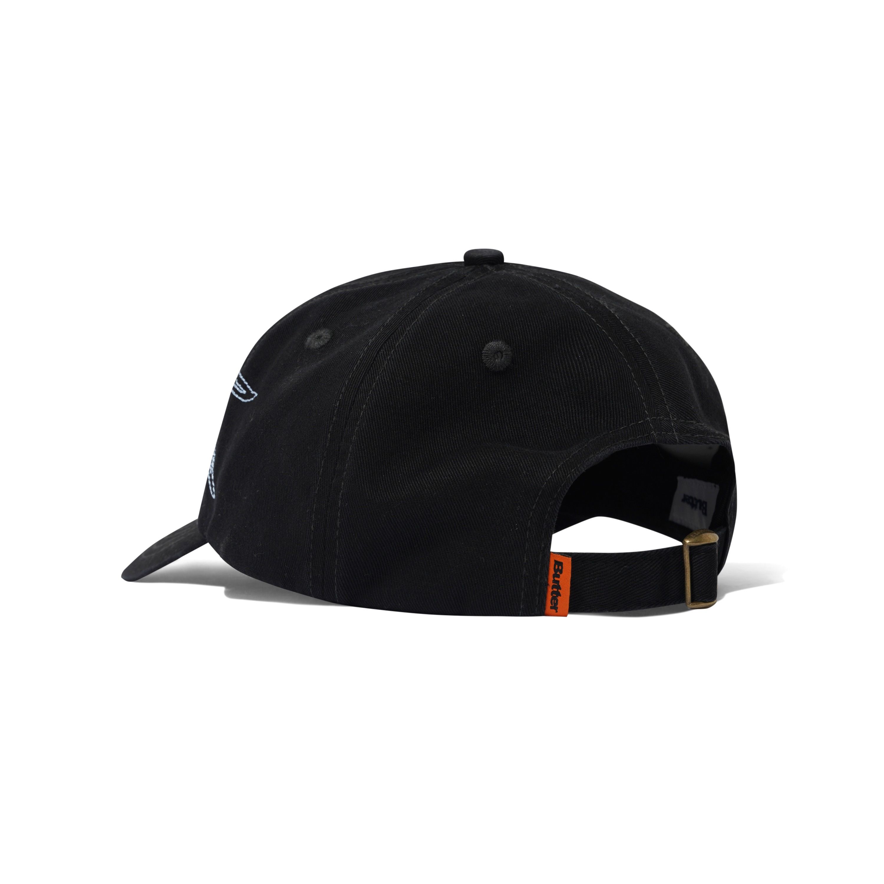 Butter Goods Solar 6 Panel Cap – Washed Black