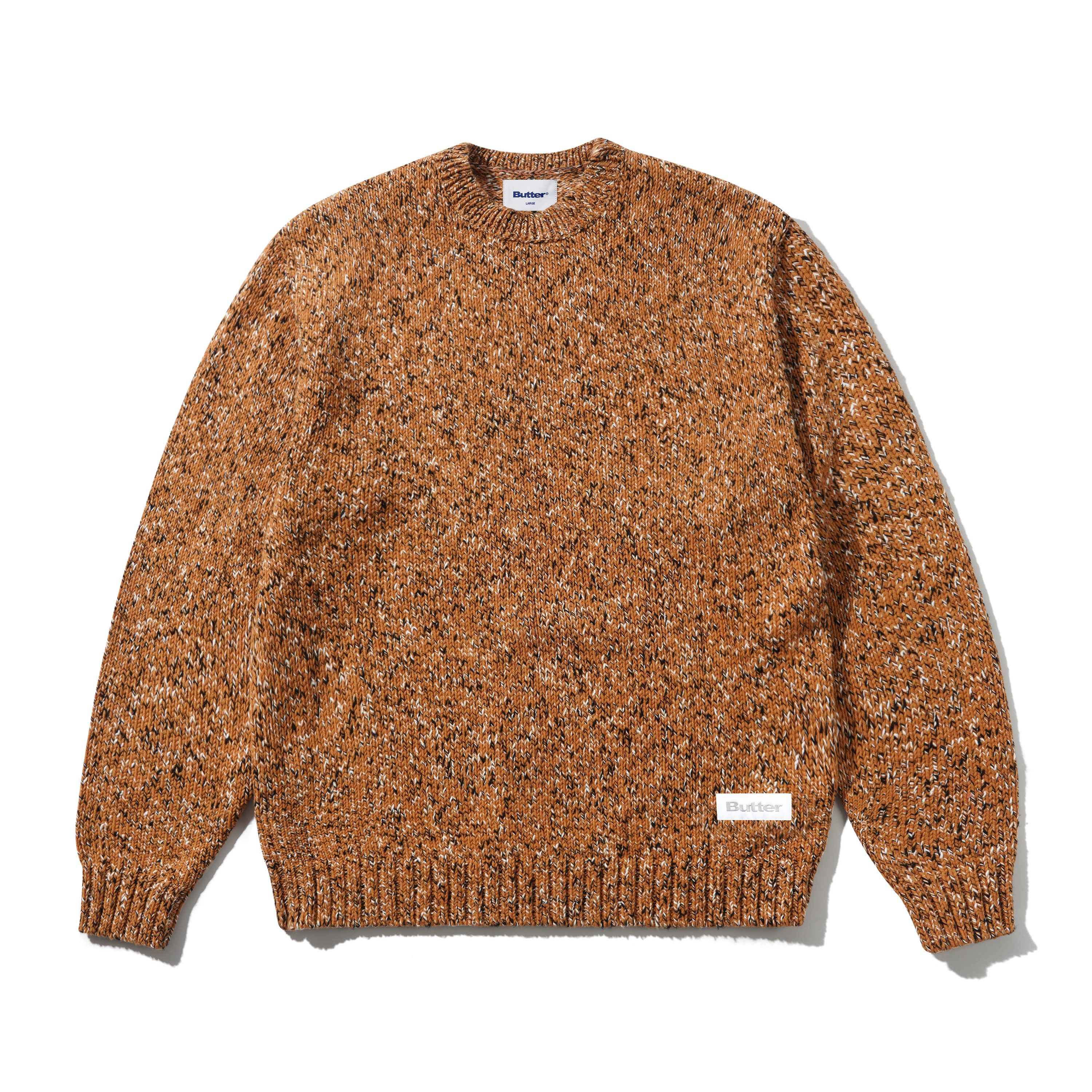 Butter Goods Speckle Knit Sweater – Copper