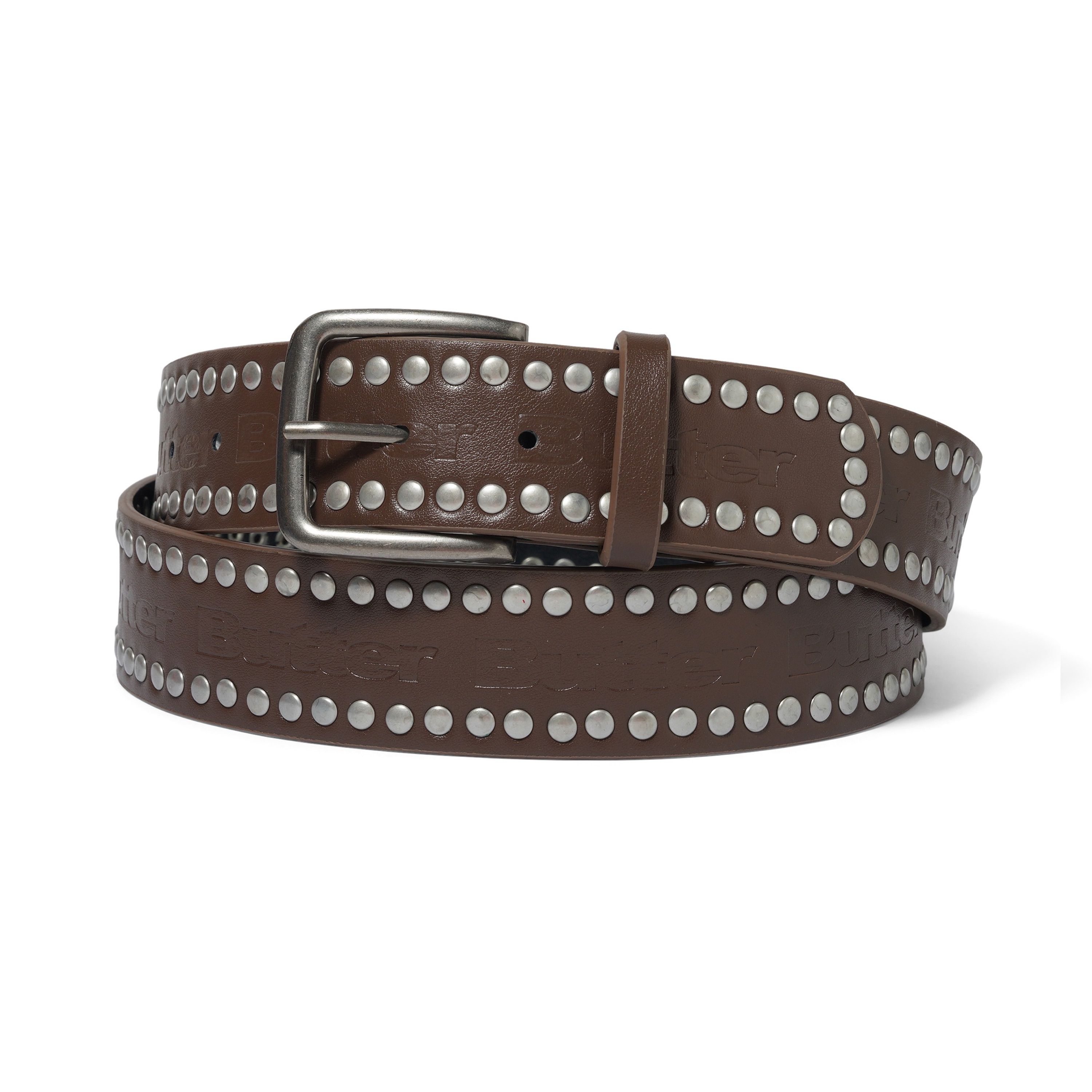 Butter Goods Studded Belt – Brown
