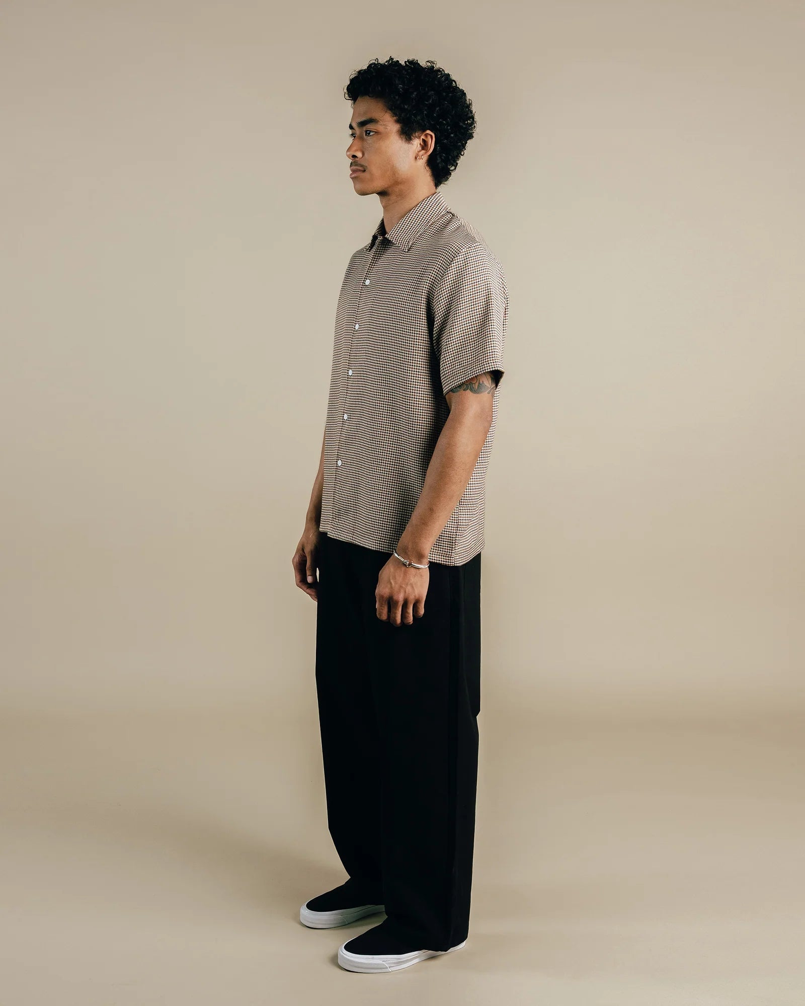 Students Golf Gramwell S/S Button Up Shirt