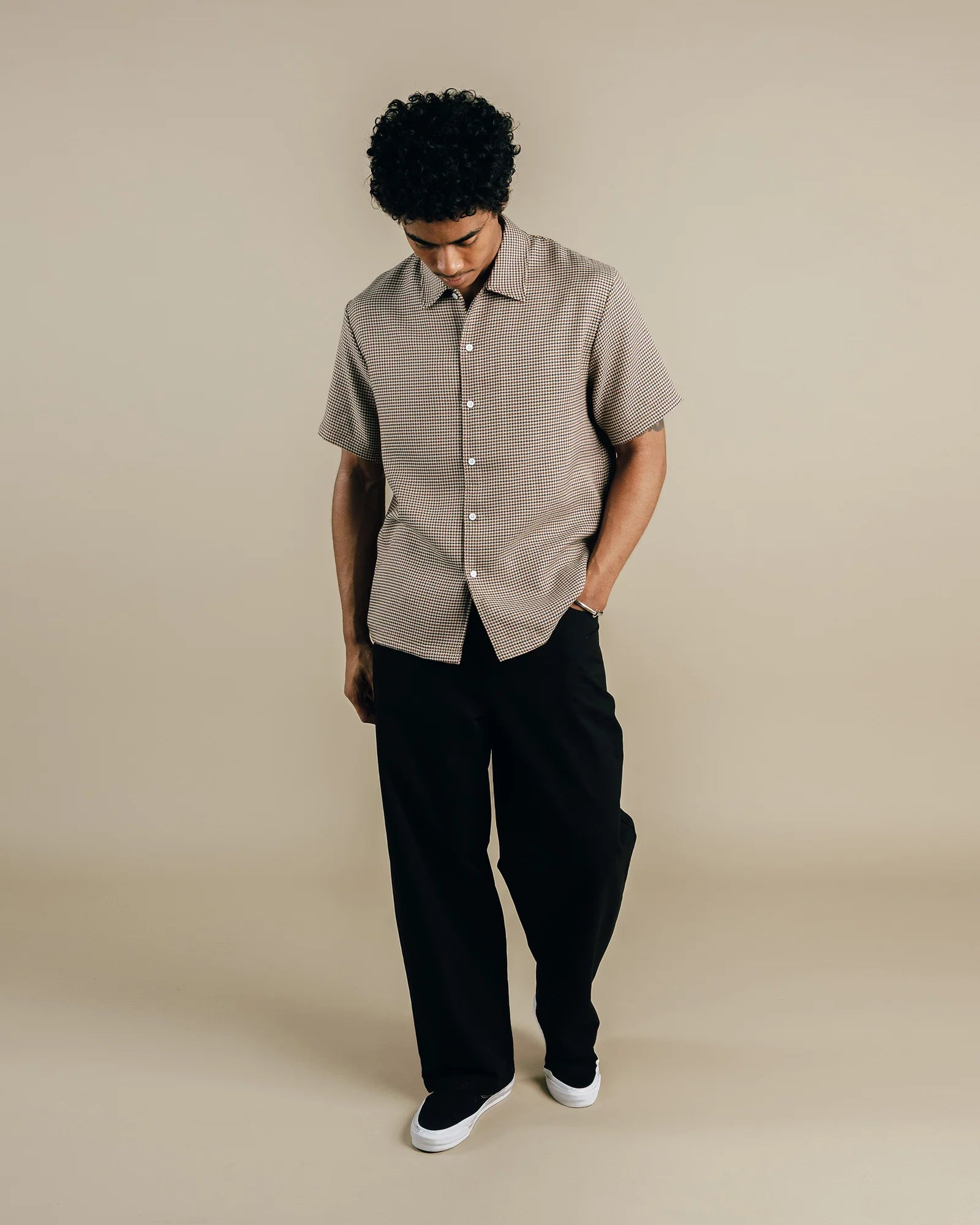 Students Golf Gramwell S/S Button Up Shirt