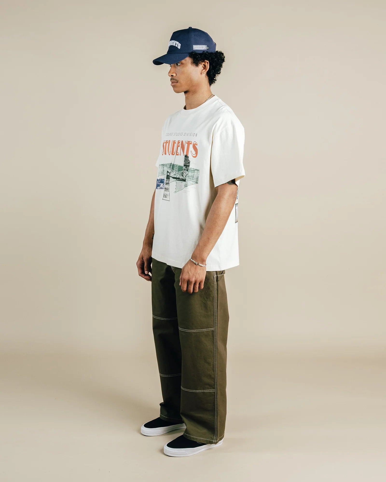 Students Golf Twilight S/S T-Shirt Beige
