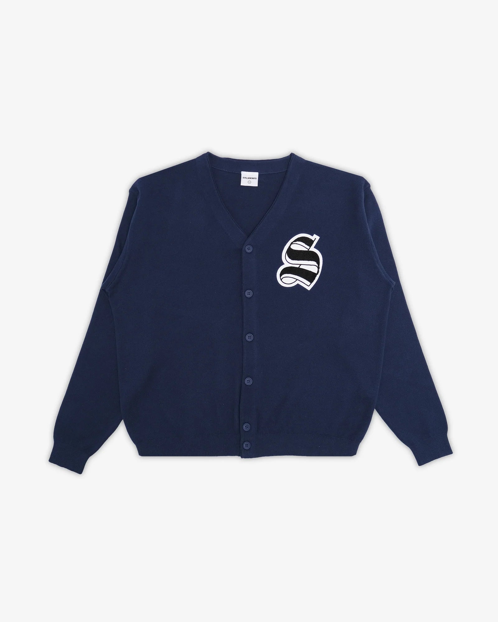 Students Golf Evander Knit Cardigan Navy