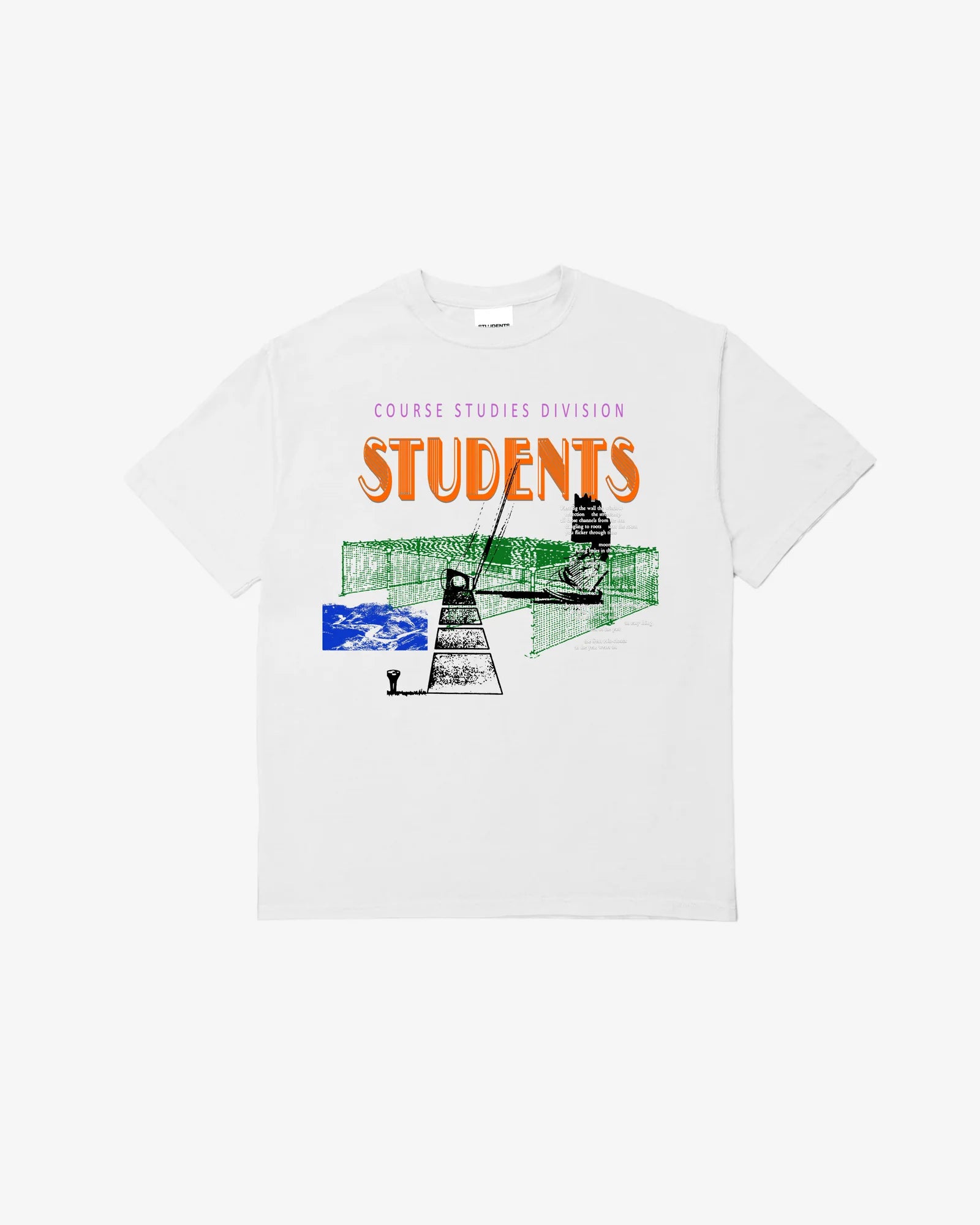Students Golf Twilight S/S T-Shirt White