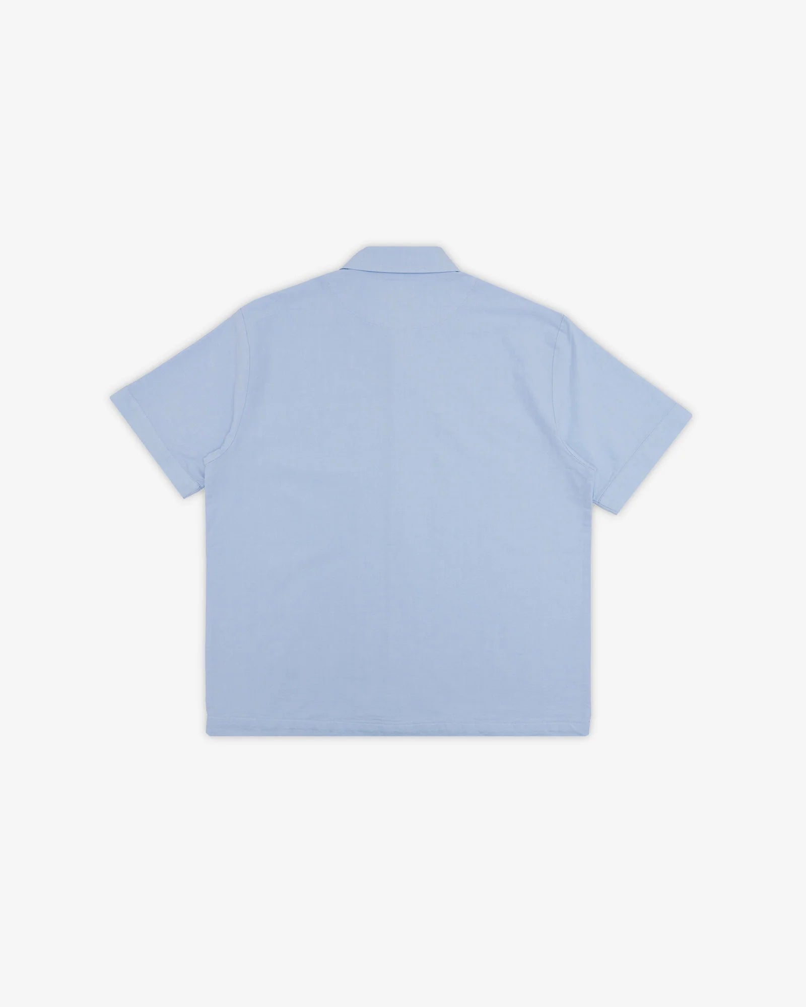 Students Golf Crescent S/S Button Up Shirt Blue