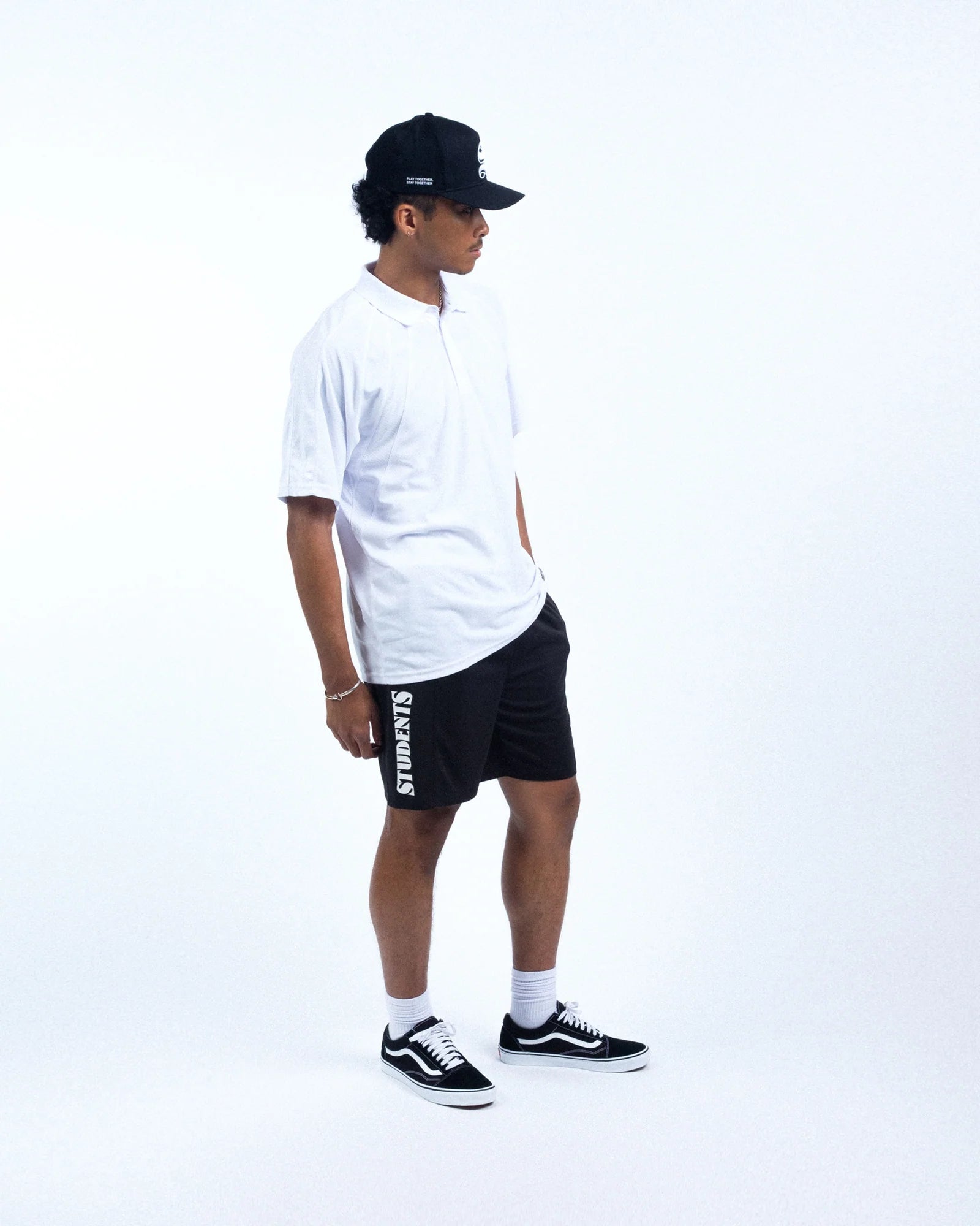 Students Golf Arndt S/S Polo White