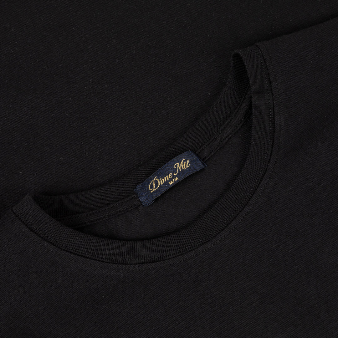 Dime MTL Small Logo LS Shirt - Black