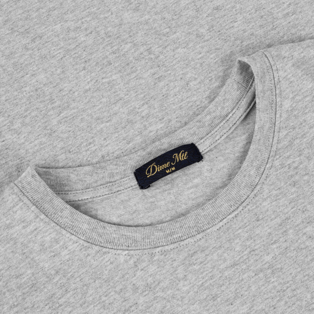 Dime MTL Classic Small Logo Tee Heather Grey
