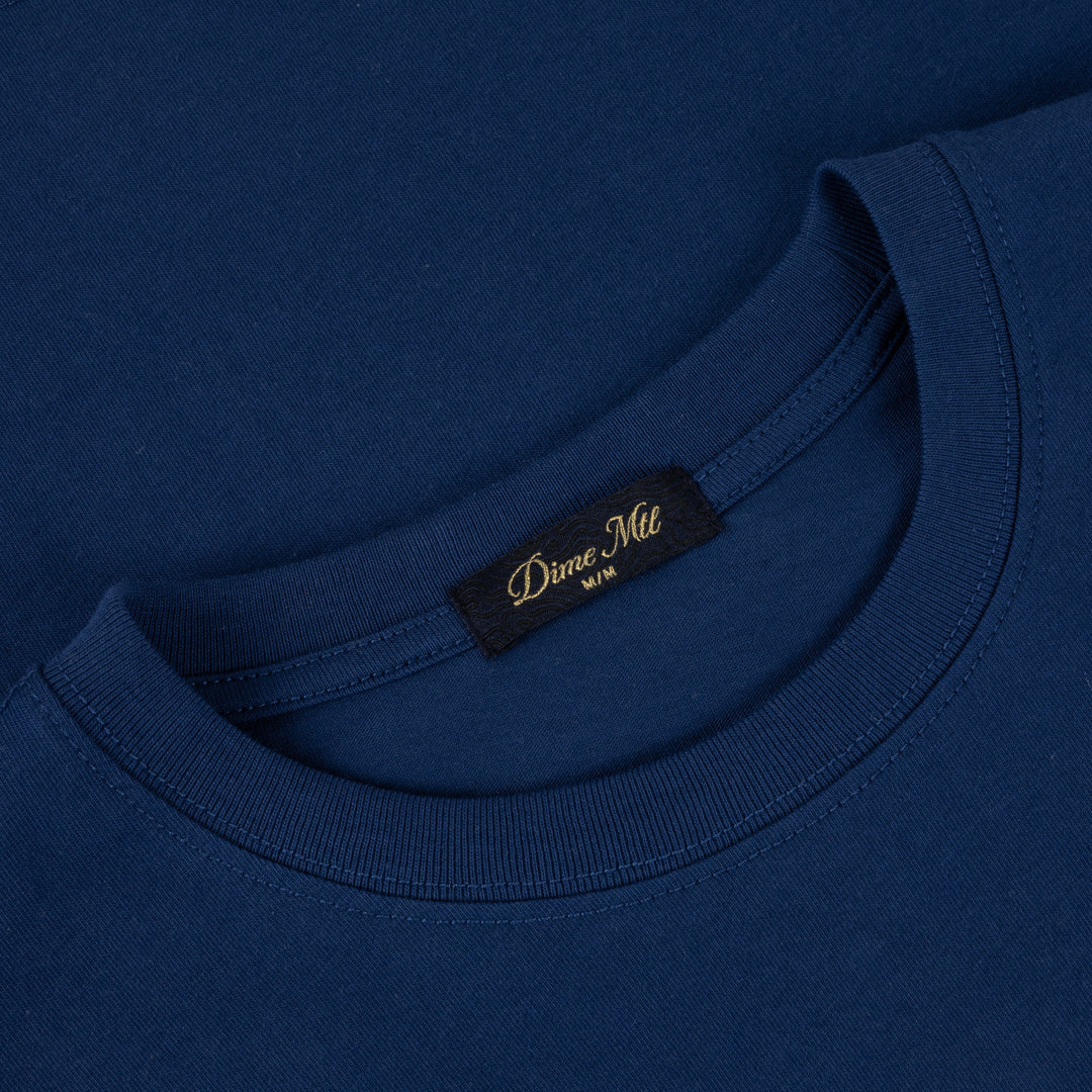 Dime MTL Classic Small Logo LS Shirt Navy