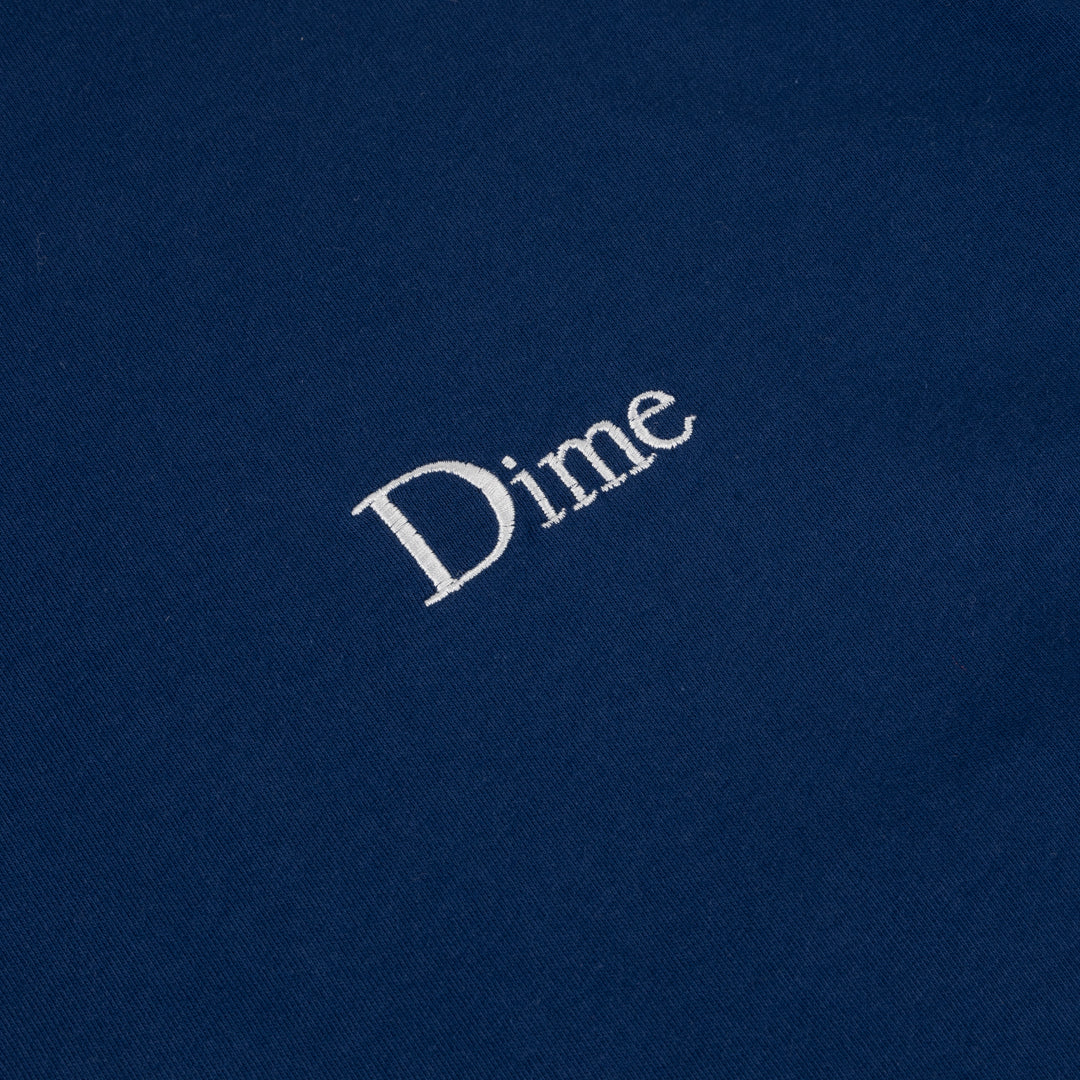 Dime MTL Classic Small Logo LS Shirt Navy