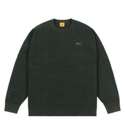 Dime | Wave Cable Knit LS Forest - Gallery Streetwear