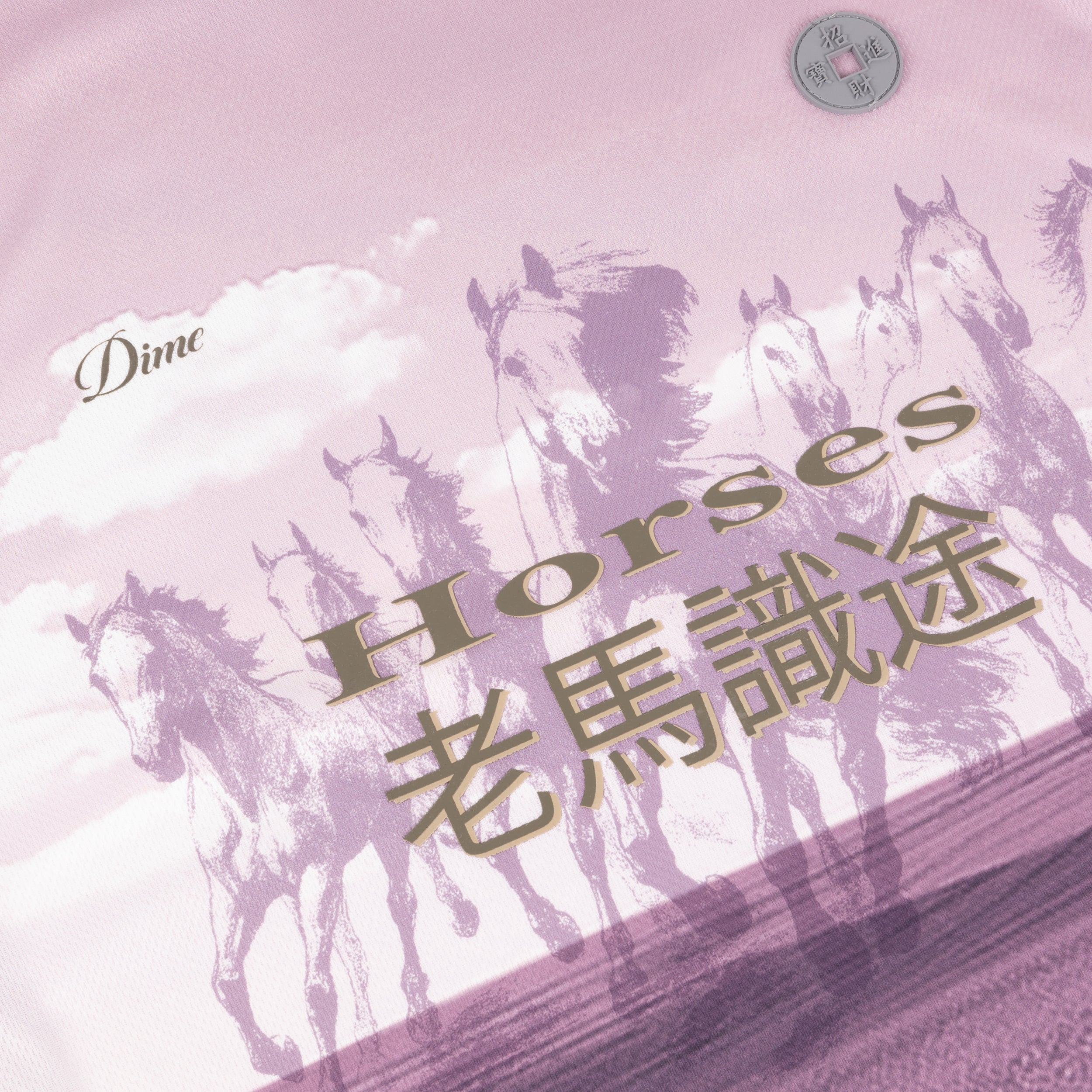 Dime MTL Year Of The Horse Jersey Lilac — detail