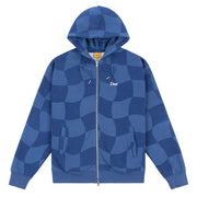 Dime | Checkmate Zip Hoodie Navy - Gallery Streetwear