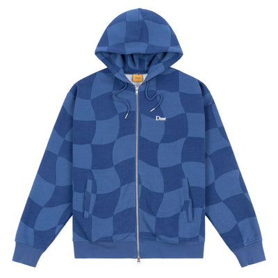 Dime | Checkmate Zip Hoodie Navy - Gallery Streetwear