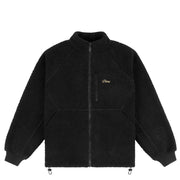 Dime MTL | Polar Fleece Sherpa Zip Black