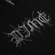 Dime | Hardcore Wool Hoodie Black