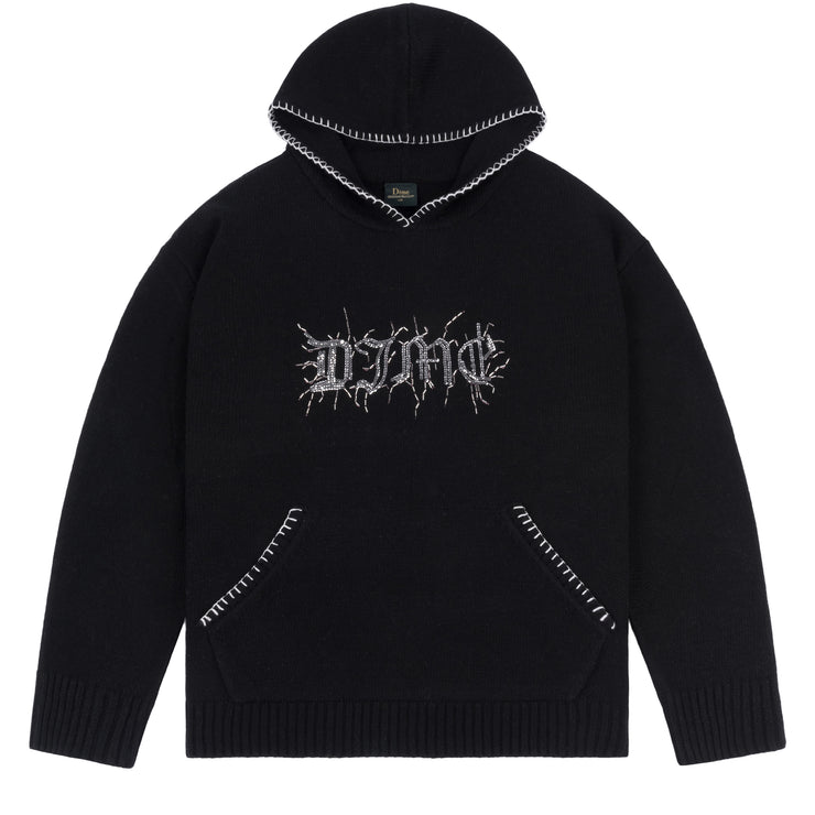 Dime | Hardcore Wool Hoodie Black