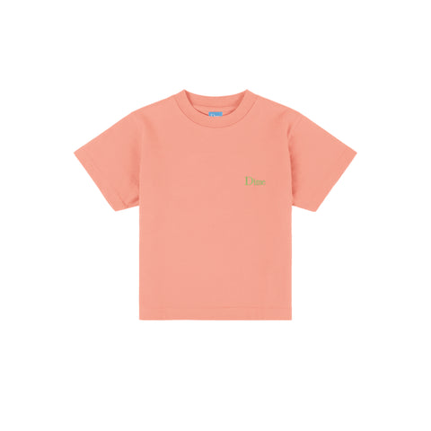 Dime | Kids Classic logo Tee Pink Clay - Gallery Streetwear