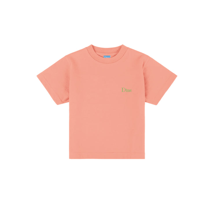 Dime | Kids Classic logo Tee Pink Clay - Gallery Streetwear