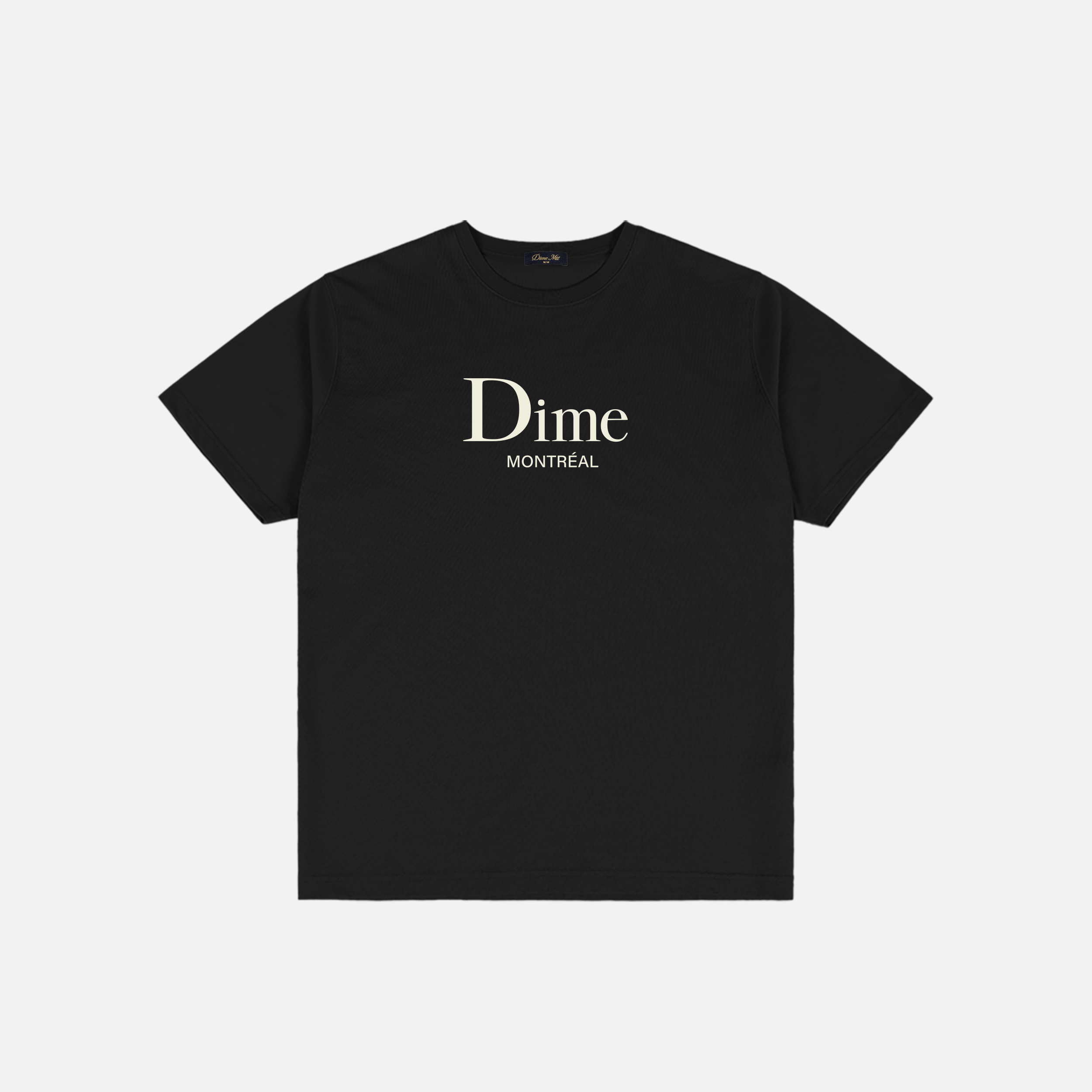 Dime MTL Classic Dime Mtl T-Shirt Black — product shot