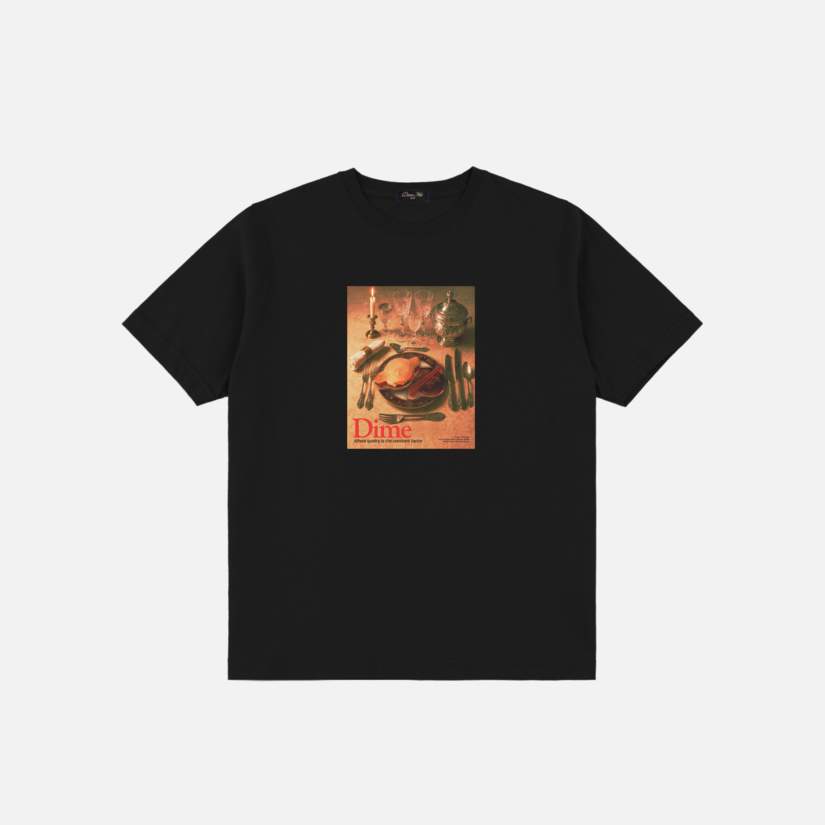 Dime MTL Lunch T-Shirt Black — product shot