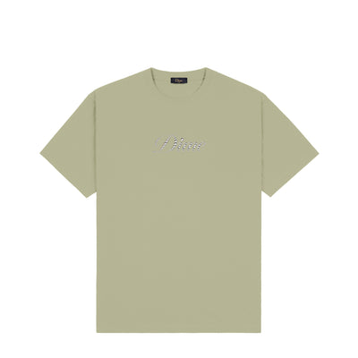 Dime | Icy cursive Tee Warm Khaki - Gallery Streetwear