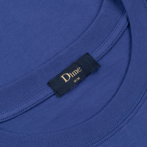 Dime | Icy cursive Tee Indigo - Gallery Streetwear