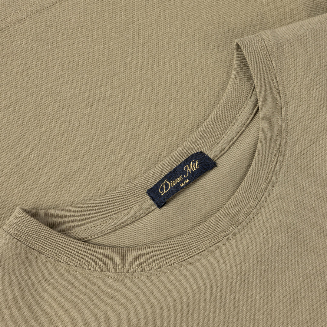 Dime MTL Classic Small Logo Tee Military Olive