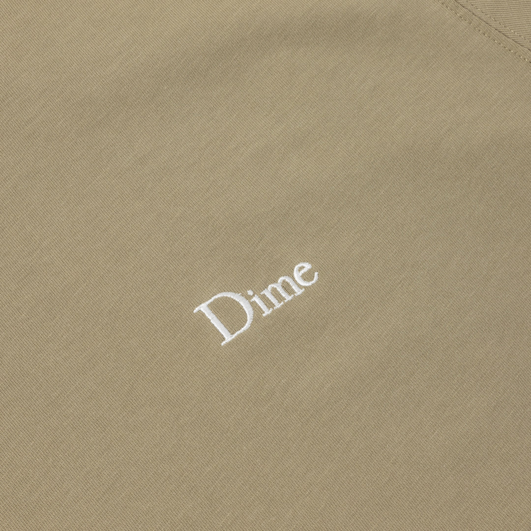 Dime MTL Classic Small Logo Tee – Military Olive