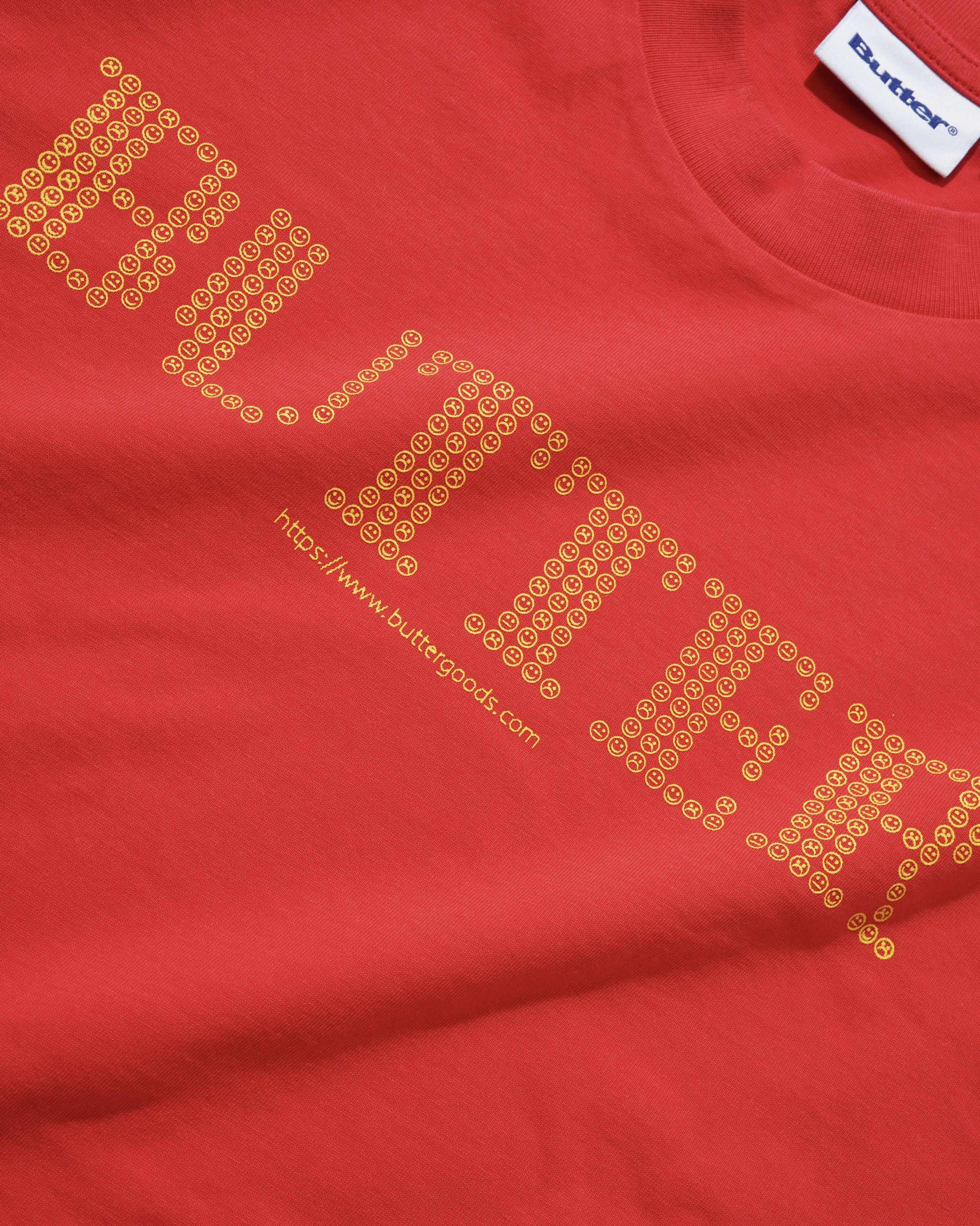 Butter Goods Terminal Tee – Red