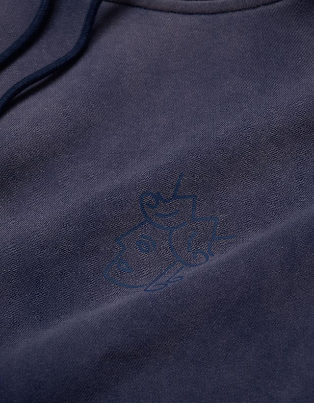 Victoria HK SF QH Hooded Sweatshirt – Faded Navy