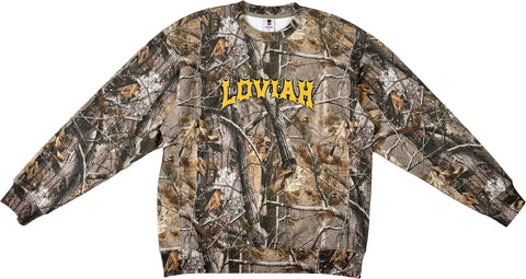 Loviah | Camo Tree Crewneck Sweater