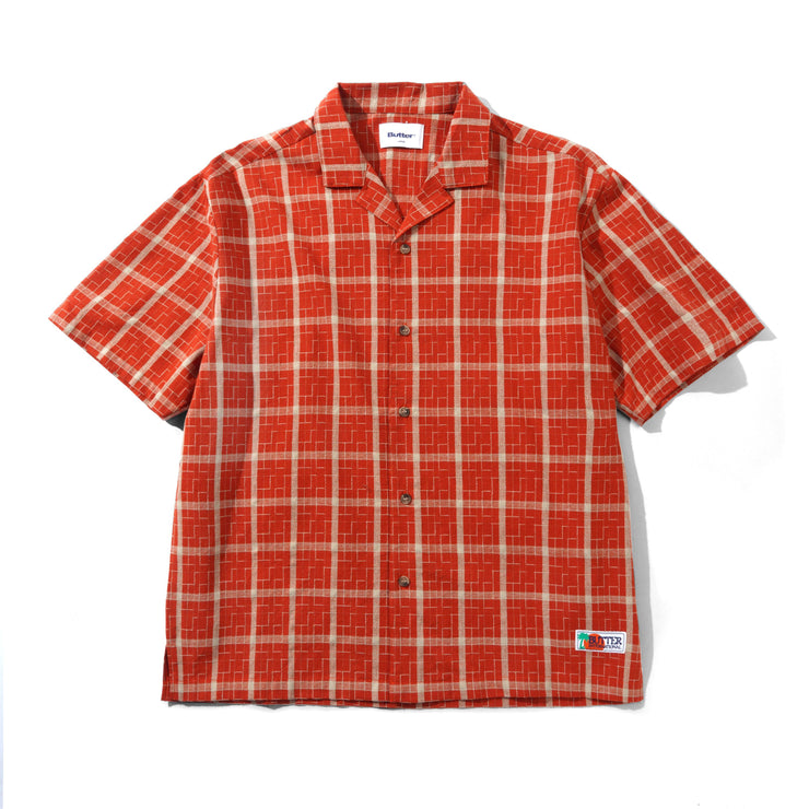 Butter Goods | Vacation S/s Shirt Red