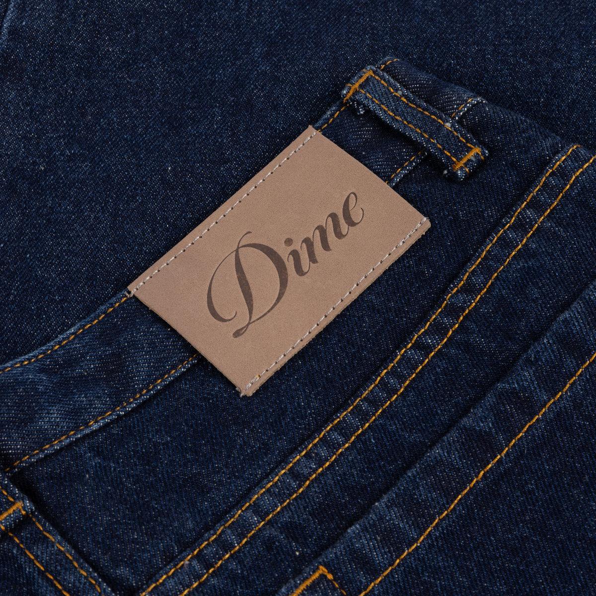 Dime MTL Women's Baggy Denim Pants Indigo — detail