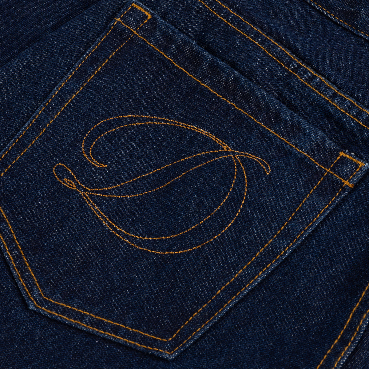 Dime MTL Women's Baggy Denim Pants Indigo — detail