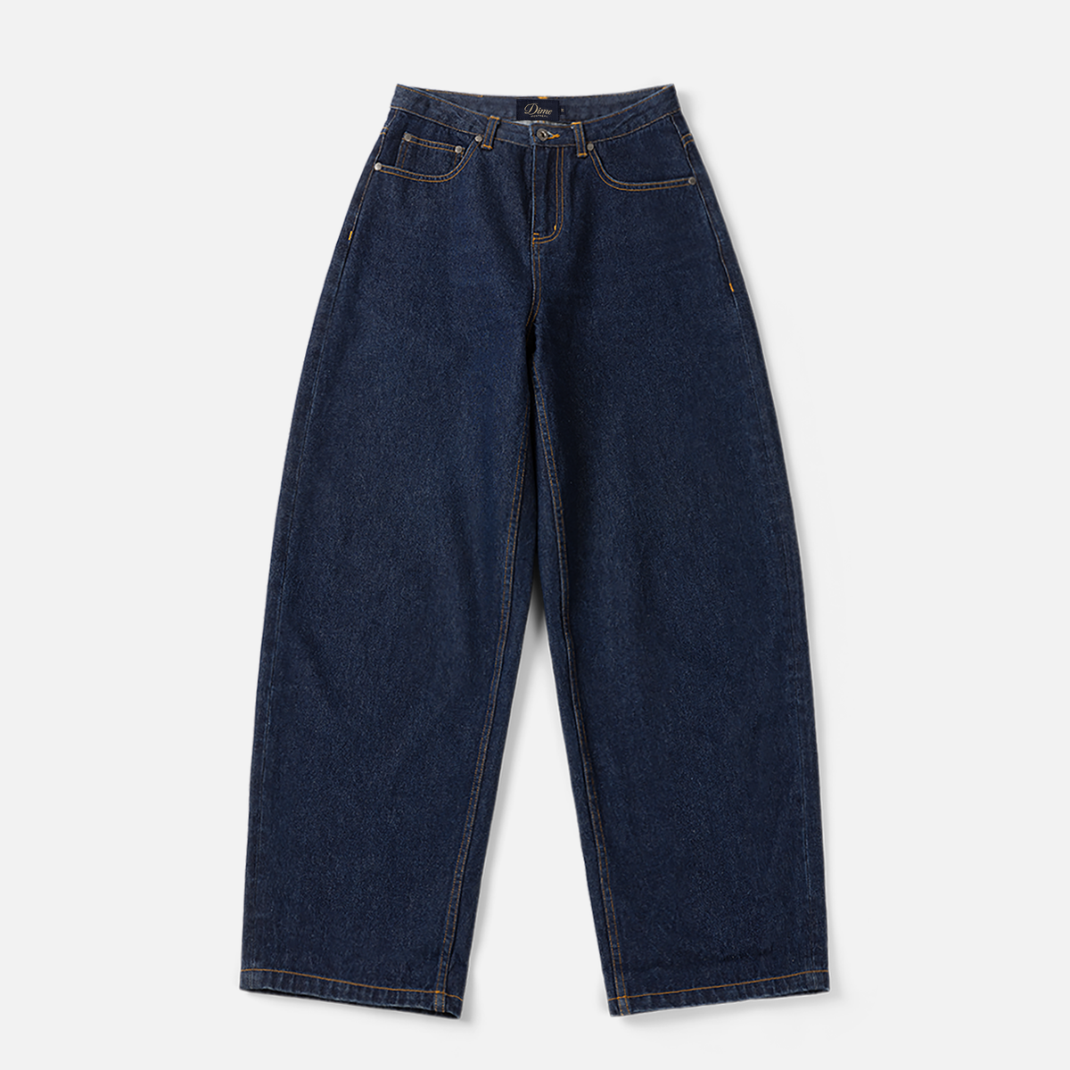Dime MTL Women's Baggy Denim Pants Indigo — product shot