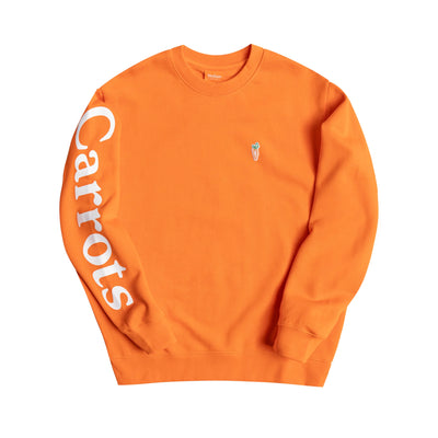 CARROTS WORDMARK CREWNECK SHIRT - ORANGE - Gallery Streetwear