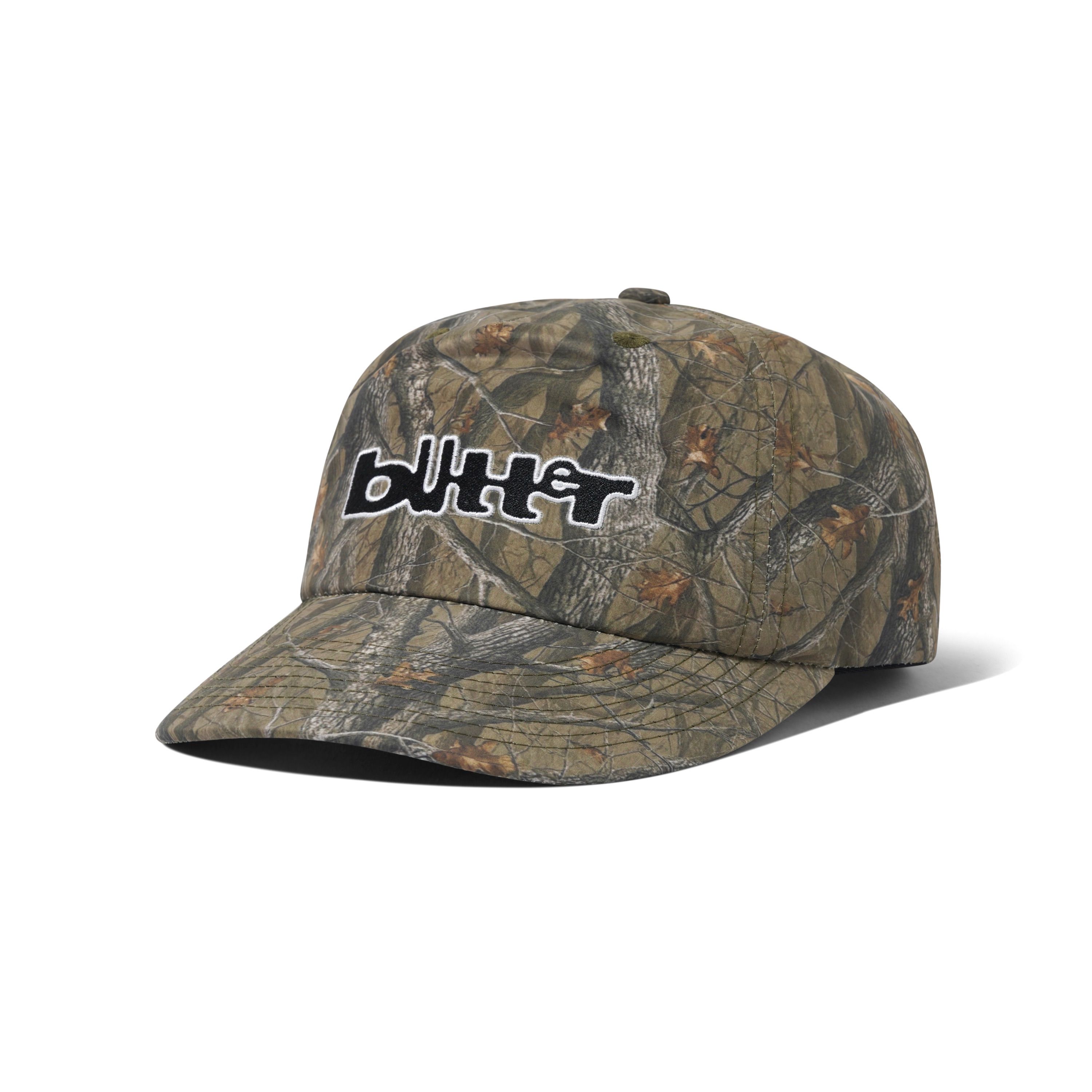 Butter Goods Warped 5 Panel Cap – Forest Camo