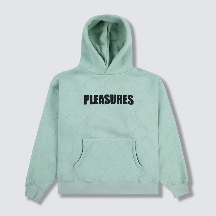 Pleasures | Wave quilted Hoodie