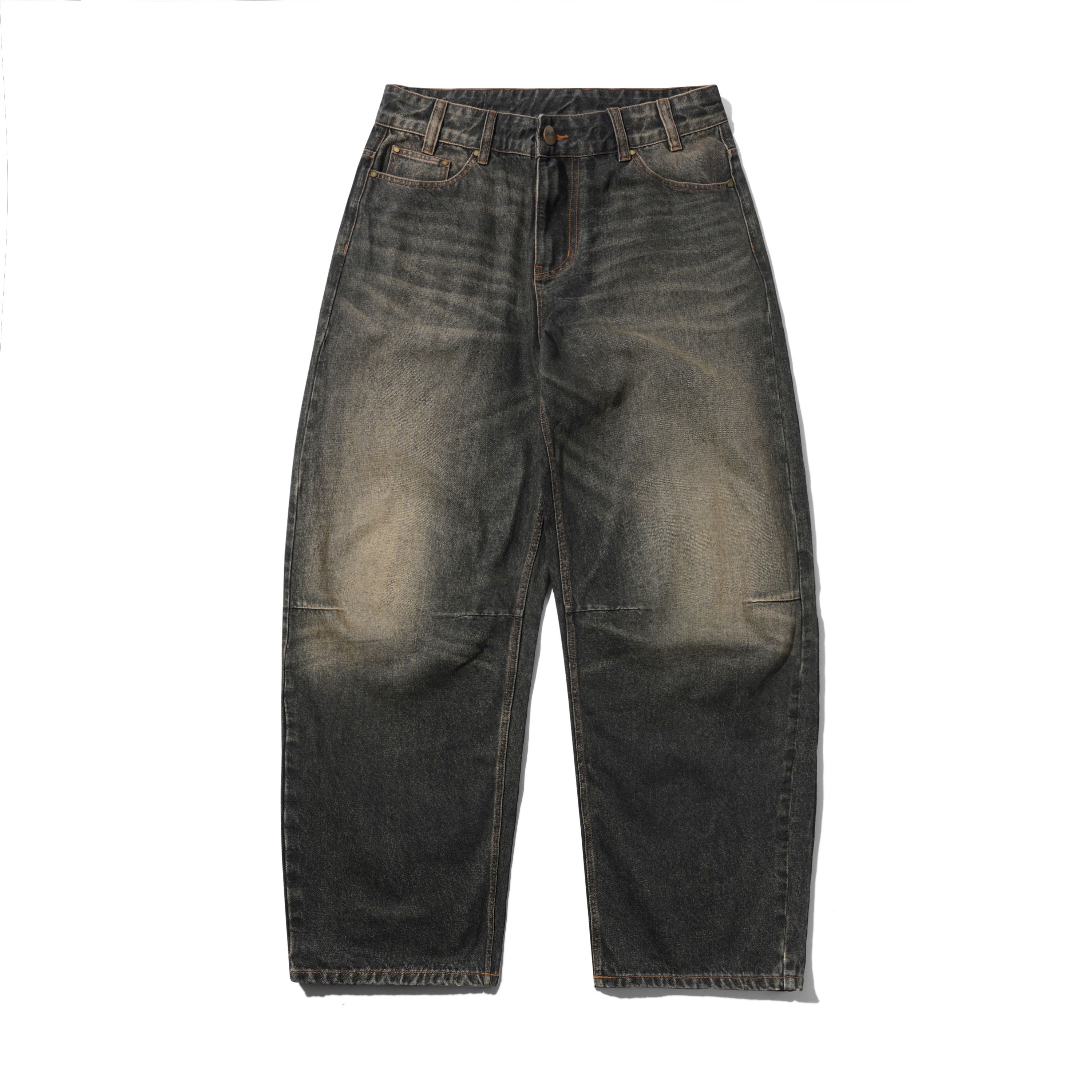 Butter Goods Wide Cut Denim Jeans – Faded Brown Wash