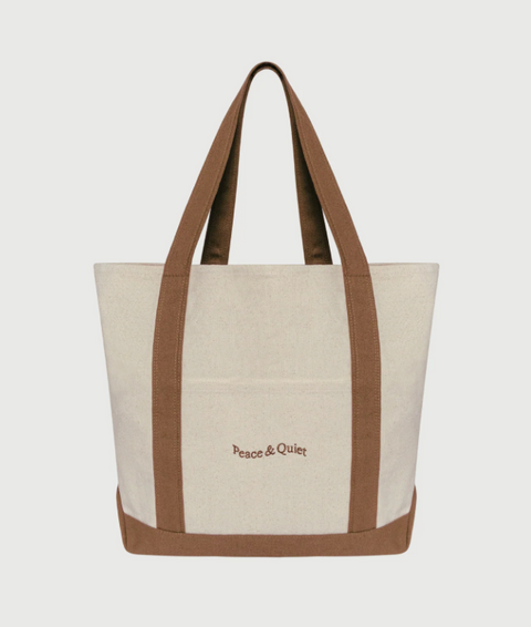 MOPQ Boat Tote - Coral/Natural - Gallery Streetwear