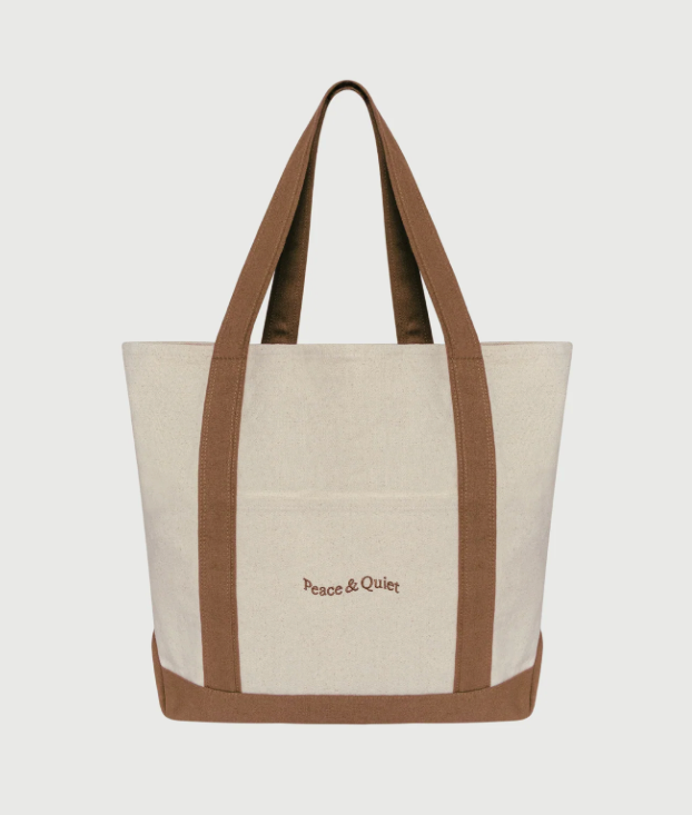 MOPQ Boat Tote - Coral/Natural - Gallery Streetwear