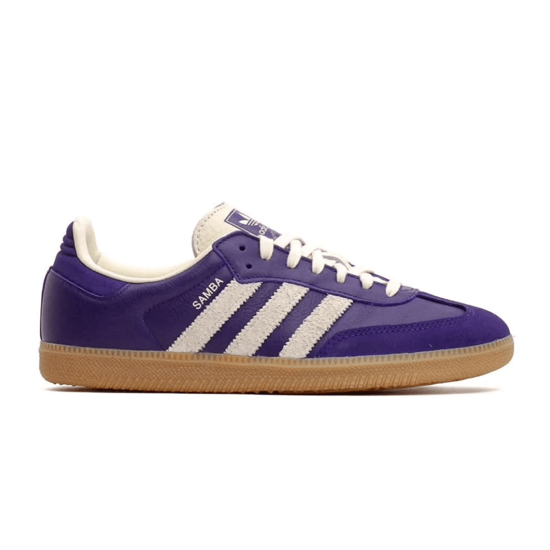 Adidas Women’s Samba OG – Purple/White/Gum Shoes - Gallery Streetwear